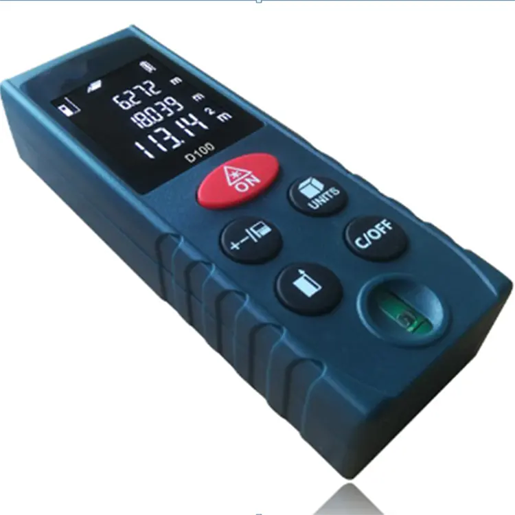 Medidor de distancia Digital usado, nivel de humedad, láser barato, medida de 100m