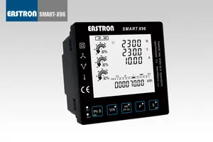 X96-1 Berkualitas Tinggi 3 Fase Smart Power Meter Rs48, Kabel Mudah dengan RJ12 CT , Modbus Energy Analyzer