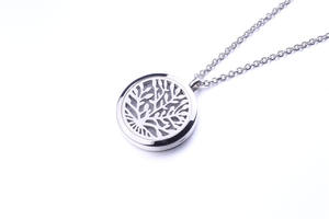 Premium Olio Essenziale di Aromaterapia Diffusore Collana Del Pendente Del Locket Tree of Life Ciondolo con Catena e Lavabile Pad - Product Image 3