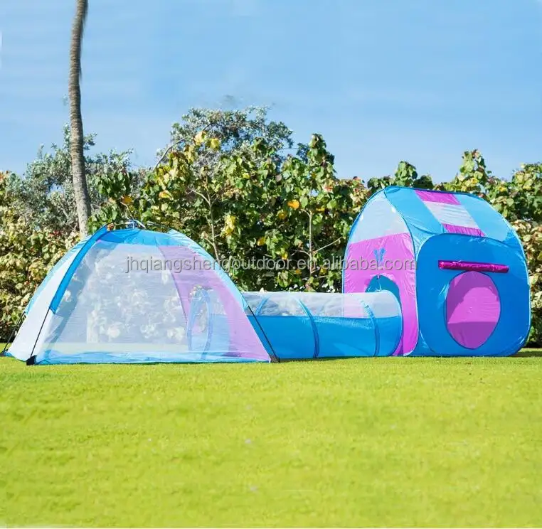 Kids Play Tent With Tunnel 3in 1 PlayhutによるUnicorn HoursのIndoor Outdoor FunためChildren PinkとBlue