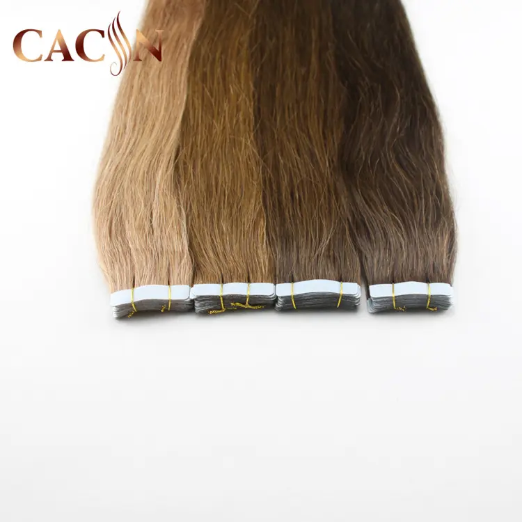 14A Top Quality Remy Natural Black tape hair extension human hair virgin brazilian,natural wholesaler brazil human hair