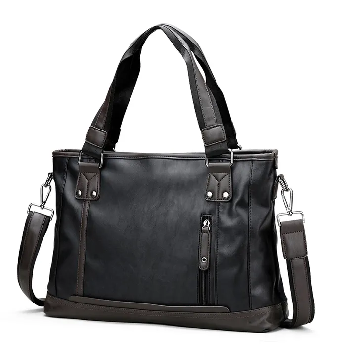 2023 yeni tasarım omuz iş dizüstü Tote çanta toptan moda stil özel dizüstü evrak çantası erkekler için