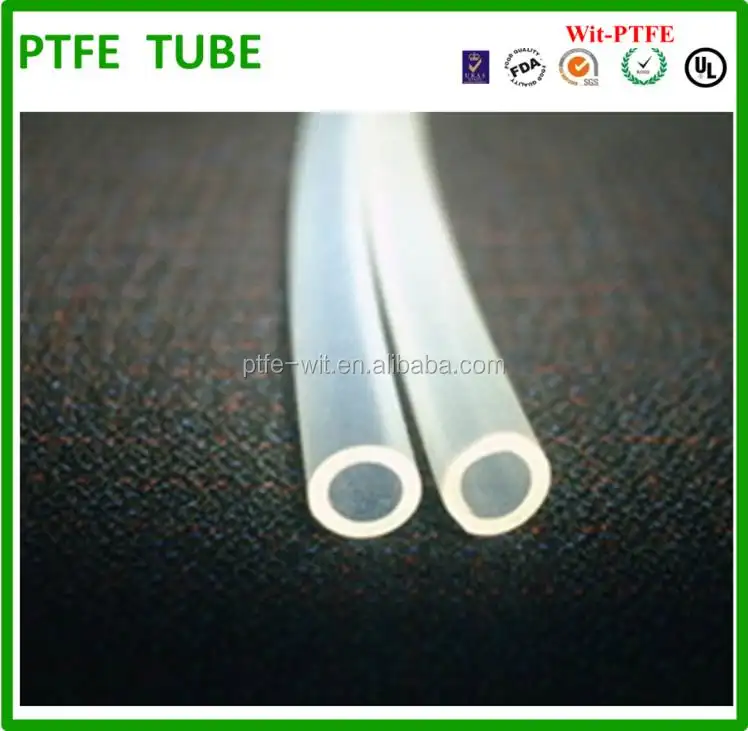 Polvo de ptfe tubo de teflón PTFE Teflon Tubería Estándar