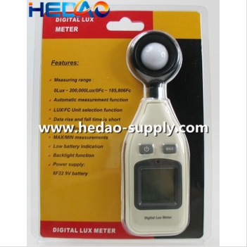 Numérique éclairement Light Meter 0 - 200,000 Lux numérique luxmètre