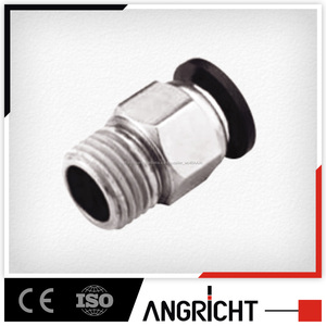 A132 PC straight rápido roscado aire neumática de fluidos Equal Tee conector de aire de montaje - Product Image 1