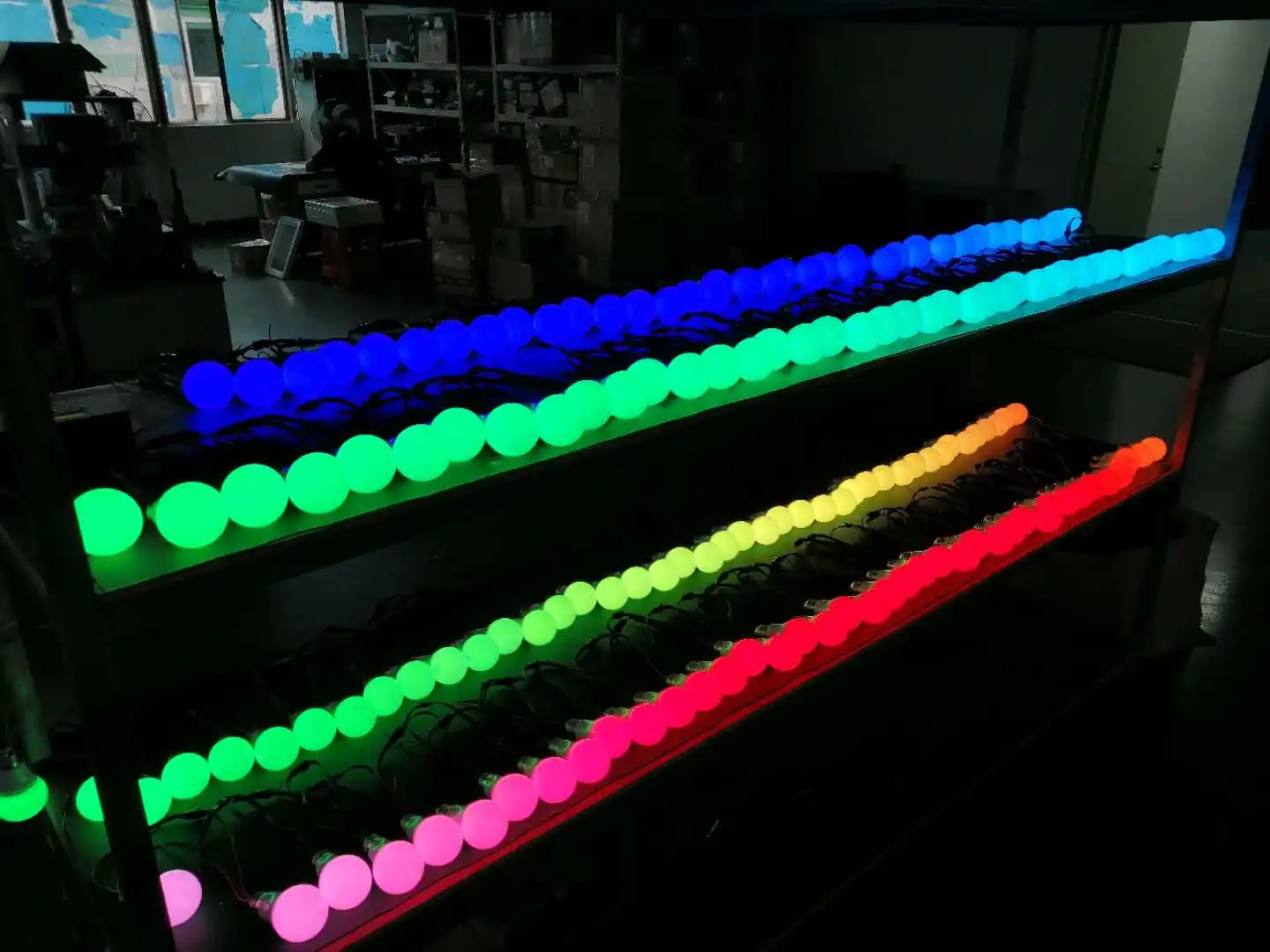 DMX Control LED RGB Bulb String lights full color LED Bulb Lighting