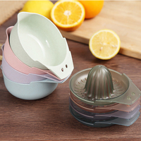 Keuken Gadgets Baby Fruit Puree Maker Citrus Handpers Mini Sinaasappel Handmatige Sapcentrifuge Plastic Citroen Lime Pers Vaatwasmachinebestendig