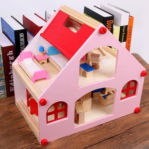 <span class=keywords><strong>Casa</strong></span> in legno 3d Miniaturas Giocattoli per I Bambini il Regalo dollhouse kit fai da te <span class=keywords><strong>casa</strong></span> di bambola di legno giocattoli - Product Image 4