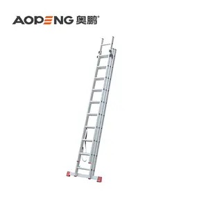 다기능 사용 알루미늄 사다리 3*10 알루미늄 스텝 사다리 En131 알루미늄 다기능 사다리 - Product Image 5