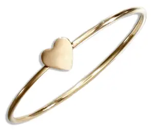 Высокое качество Мода оптовая продажа золотое покрытие провода в форме сердца кольцо украшение для ногтей перстень