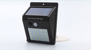 Lámpara <span class=keywords><strong>Solar</strong></span> de Pared LED de 5W y 20 LED, IP65, Brillante, para Exteriores, Sin Herramientas, Adhesiva, con Sensor de Movimiento, en Oferta - Product Image 2