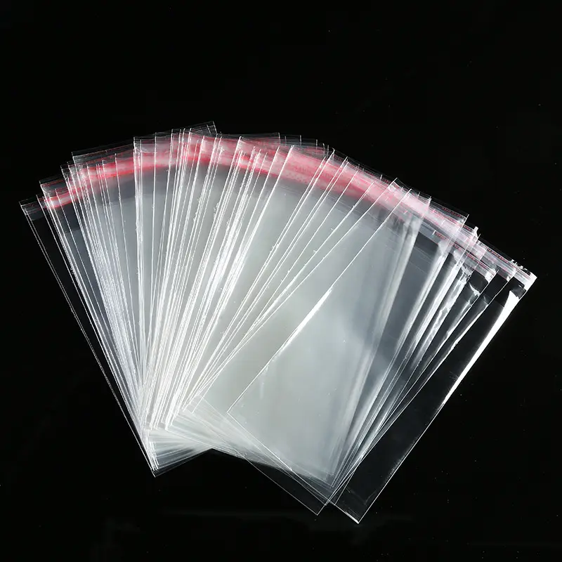 Clear PolyBag Packaging Opp Bopp Cellophane Self Adhesive Bag Strong Self Adhesive Sealing Plastic