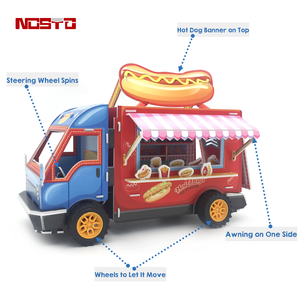 Nosto Đồ Chơi Tự Lắp Ráp Xe Mô Hình Giấy <span class=keywords><strong>3D</strong></span> Củ<span class=keywords><strong>a</strong></span> Nhà Máy Được Chứng Nhận BSCI Xe Tải Thực Phẩm - Product Image 1