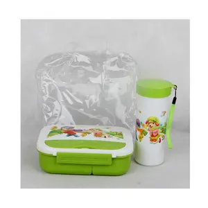 China Supplier heat resistant food storage container Insulated Lunch Box with water bottle