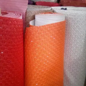 便宜的价格高品质针织背衬装饰 PVC 皮革沙发袋