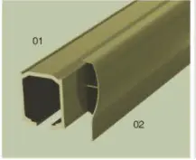 De aluminio de las pistas