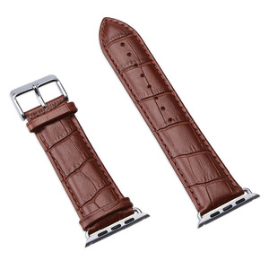 Cinturino orologio in <span class=keywords><strong>pelle</strong></span> di <span class=keywords><strong>coccodrillo</strong></span> di lusso per cinturino Apple Watch Band cinturino fibbia cintura per IWatch - Product Image 6