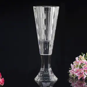 moda güzel dekoratif uzun cam vazo
