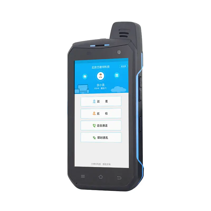 IP68 16G Opslag Geheugen Cloud Patrol Systeem, bewaker Patrouille Diensten 5.0 Hd Ips Android 7.0 7.5*16*2.2Cm Landwell 5000Mah