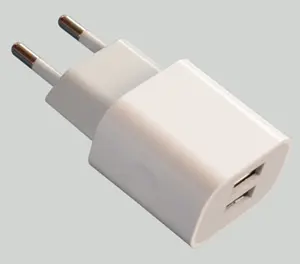 AB Iki Port USB 5 V 2.1A 2 USB Seyahat Adaptörü Duvar Şarj Cihazı