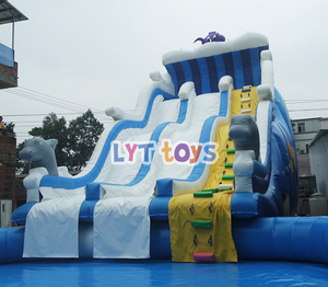 Big Trẻ Em Octopus Thể Thao Khổng Lồ <span class=keywords><strong>Inflatable</strong></span> Trượt Nước Với Hồ Bơi Cho Người Lớn - Product Image 3