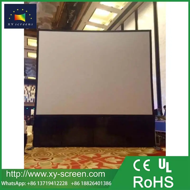 Xyscreen инновационный дизайн 150 дюймов быстро сложить проектор экран сошки экрана 4:3