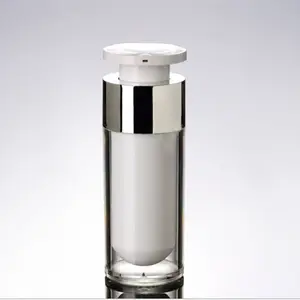 卸売 エアレス詰め替えボトル-High Quality 15ミリリットルPortable Refill Empty Cosmetics Dispenser Lotion Bottle Acrylic Airless Pump Bottle