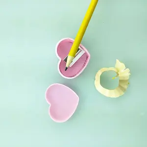 Heart Shaped Pencil Sharpener For Kids