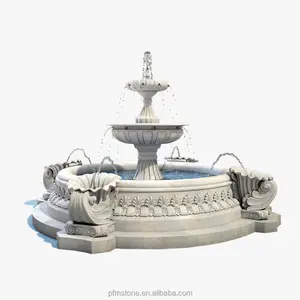 custom marble made water fountain