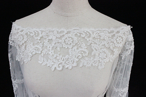 D1315Awhite abito <span class=keywords><strong>da</strong></span> <span class=keywords><strong>sposa</strong></span> del capo scialli Abito <span class=keywords><strong>Da</strong></span> <span class=keywords><strong>Sposa</strong></span> Bianco Avvolge Scialli Bianco Spalla vestito convenzionale <span class=keywords><strong>Velo</strong></span> scialle - Product Image 2