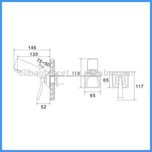 the new 2015 pull out kitchen faucet single handle chrome basin mixer - Product Image 2