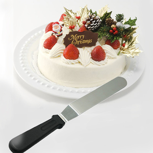 Espátula de <span class=keywords><strong>Offset</strong></span> de acero inoxidable en ángulo para decoración de pasteles, espátula profesional para decoración de pasteles, Espátulas para glaseado - Product Image 6