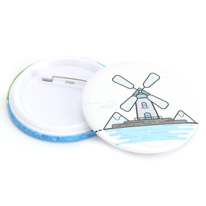Vograce Tùy Chỉnh In Vòng Pinback Nút Huy Hiệu Với An Toàn Pin Cho Khuyến Mãi - Product Image 3