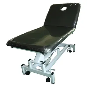 black cheap Motorized Massage Table functional bed for medical treatment/facial with motor RJ-6203