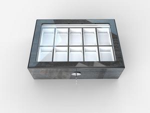 Thiết Kế Độc Đáo Tùy Chỉnh Logo Hộp Đồng Hồ Bằng Gỗ - Product Image 4