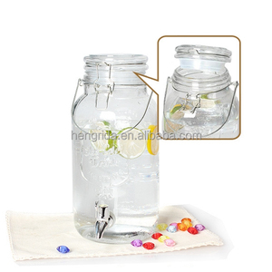 Dispensador de bebidas frías, <span class=keywords><strong>jarra</strong></span> <span class=keywords><strong>con</strong></span> abrazadera de bloqueo y espiga de flujo fácil, 1 galón - Product Image 5
