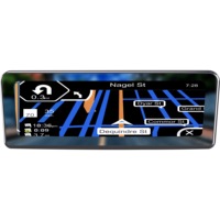 Germid 7 "Pantalla LCD sin marco Aparcamiento de respaldo de automóvil Monitor de espejo retrovisor + Cámara Visión nocturna 4 canales Entradas de video