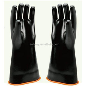 ถุงมือยางอุตสาหกรรมถุงมือทนสารเคมี - Product Image 1