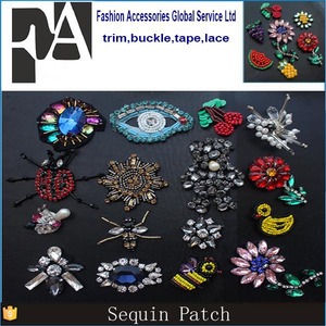 Toppe con Paillettes a Forma di Frutta Mista, Fiori e Animali di Alta Qualità per Decorazione <span class=keywords><strong>Abbigliamento</strong></span> - Product Image 6