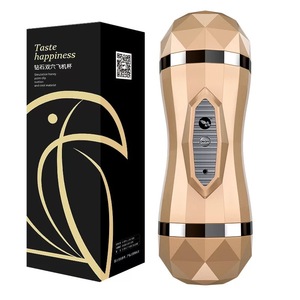 Automatische Masturbator Cup 3d Vagina Orale Dubbele Tunnels 36 Frequentie Vibrerende Zuigende Zak Kut - Product Image 1