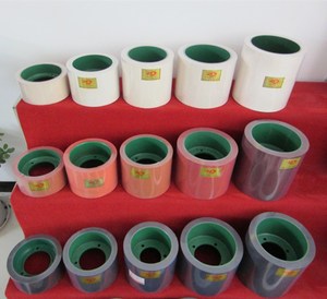 الألومنيوم طبل مزدوج الأسد 10 بوصة NBR الأرز بكرة مطاطية - Product Image 2
