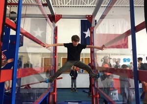Équipement de parcours d'obstacles américains pour enfants Parc de parcours <span class=keywords><strong>Ninja</strong></span> Warrior - Product Image 5