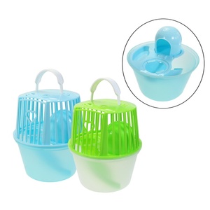 Prodotti all'Ingrosso per Negozi di Animali, Accessori per Piccoli Animali, Gabbia per Criceti Semplice e Portatile in Plastica con Supporto - Product Image 2