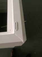 Fenêtres coulissantes en PVC résistantes aux ouragans avec garantie de 10 ans, fenêtres coulissantes en verre pour bureaux