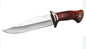 Couteau tactique <span class=keywords><strong>de</strong></span> chasse en acier inoxydable <span class=keywords><strong>de</strong></span> qualité supérieure avec manche en bois <span class=keywords><strong>de</strong></span> santal rouge, fabriqué en usine - Product Image 3