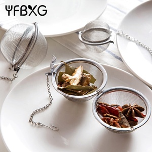 Accesorios de <span class=keywords><strong>café</strong></span> con garantía de calidad, microfiltro Para hierbas, Infusor de bola de té, colador de té de acero inoxidable - Product Image 2