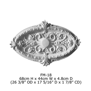 Ornamenti di poliuretano Ad Alta Densità Bella PU Decorativa moderna design del soffitto - Product Image 4