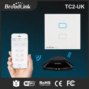 Broadlink TC2 uk القياسية الهاتف الذكي wifi التحكم ضوء التبديل 220 فولت