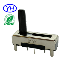 โพเทนชิออมิเตอร์แบบสไลด์ขนาดเล็กยาว10K โอห์ม18มม. พร้อมฟิล์มคาร์บอนสำหรับเดินทางประมาณ10มม. ฟรีตัวอย่าง - Product Image 4