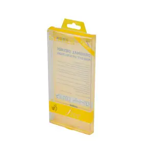 Пользовательский Прозрачный ПВХ ПЭТ пластиковый упаковочный ящик для сотового телефона
